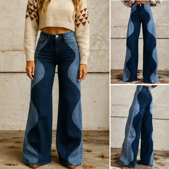 Lena | Two-Tone Sculpted pants