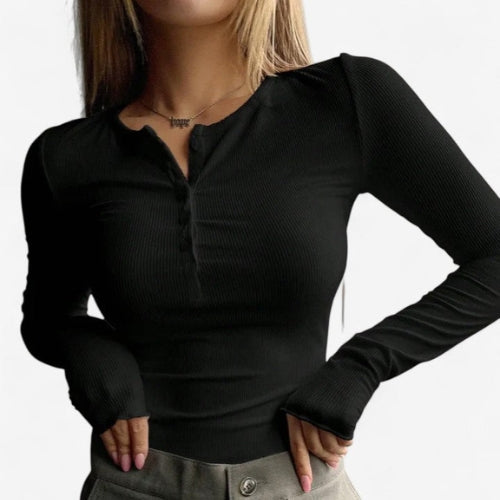 Klarina | Comfortable Long Sleeve Top