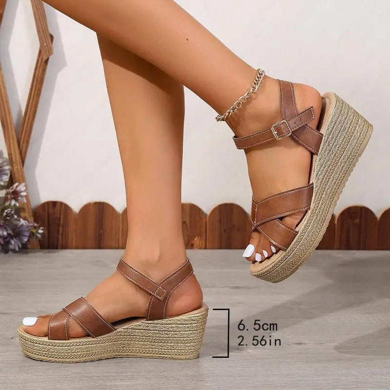 Sorietta | Elegant Wedge Sandals