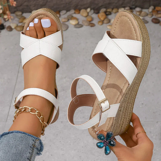 Sorietta | Elegant Wedge Sandals