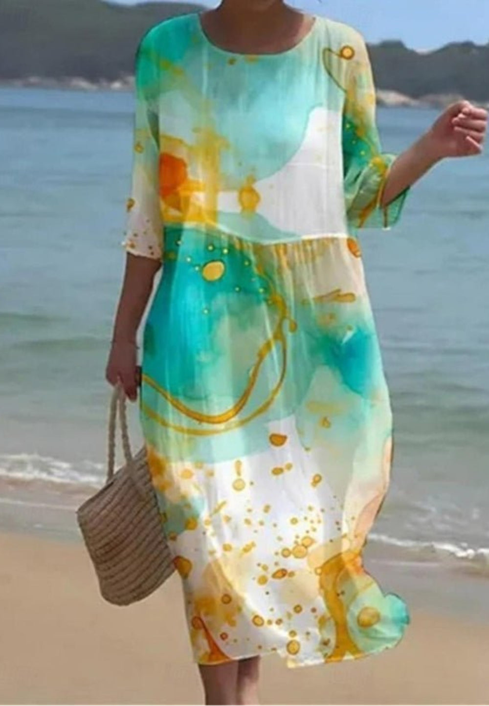 Keely | Sunset Flower Dress