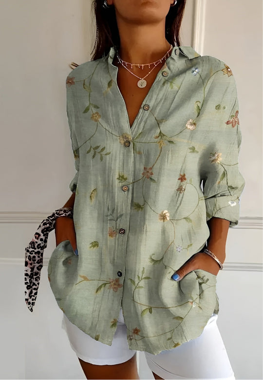 Maia | Floral Summer Blouse