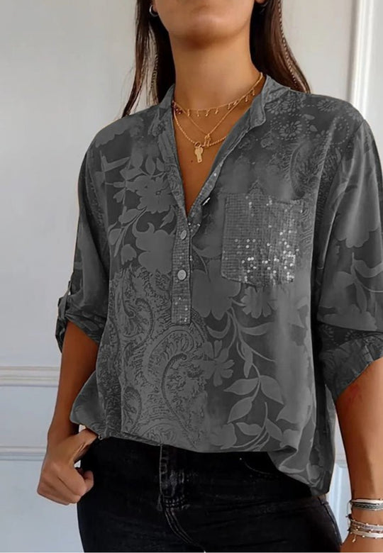 Pauline | Elegant Sequin Top
