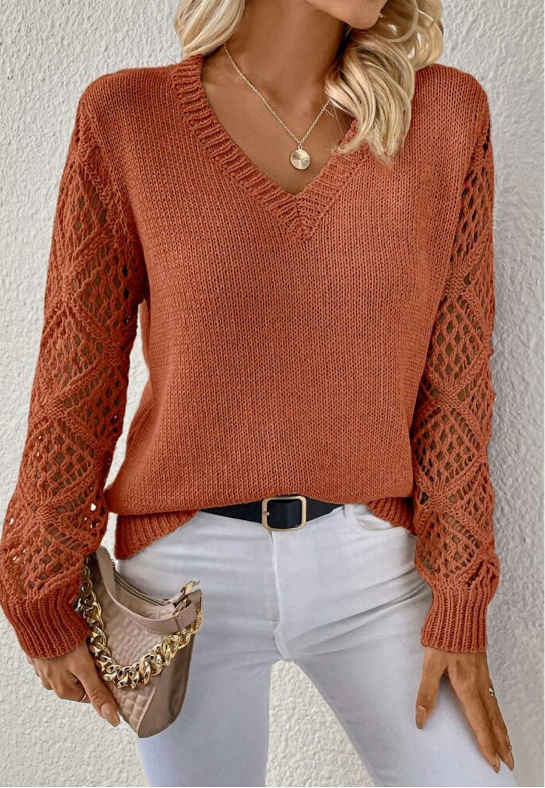 Elizabeth | Soft V-neck Sweater