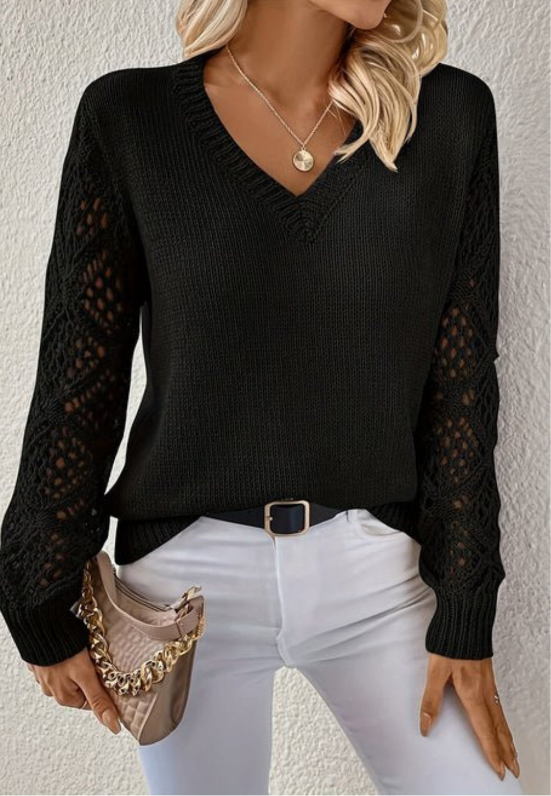 Elizabeth | Soft V-neck Sweater
