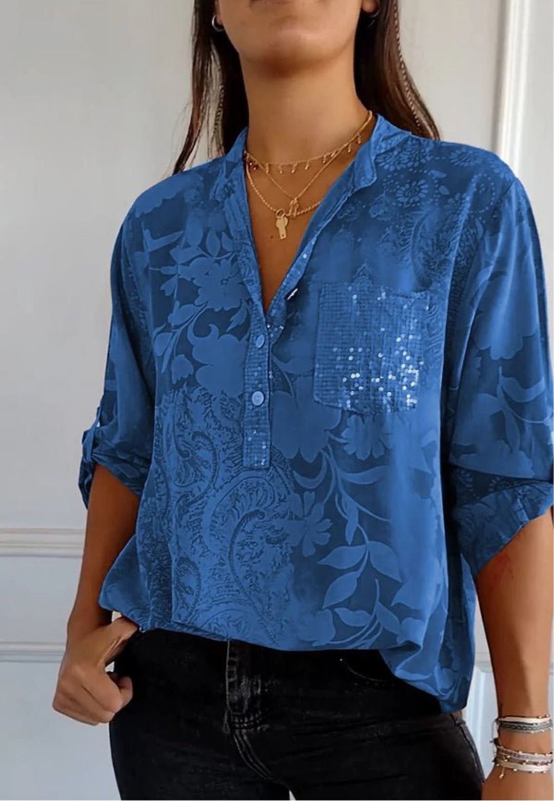 Pauline | Elegant Sequin Top