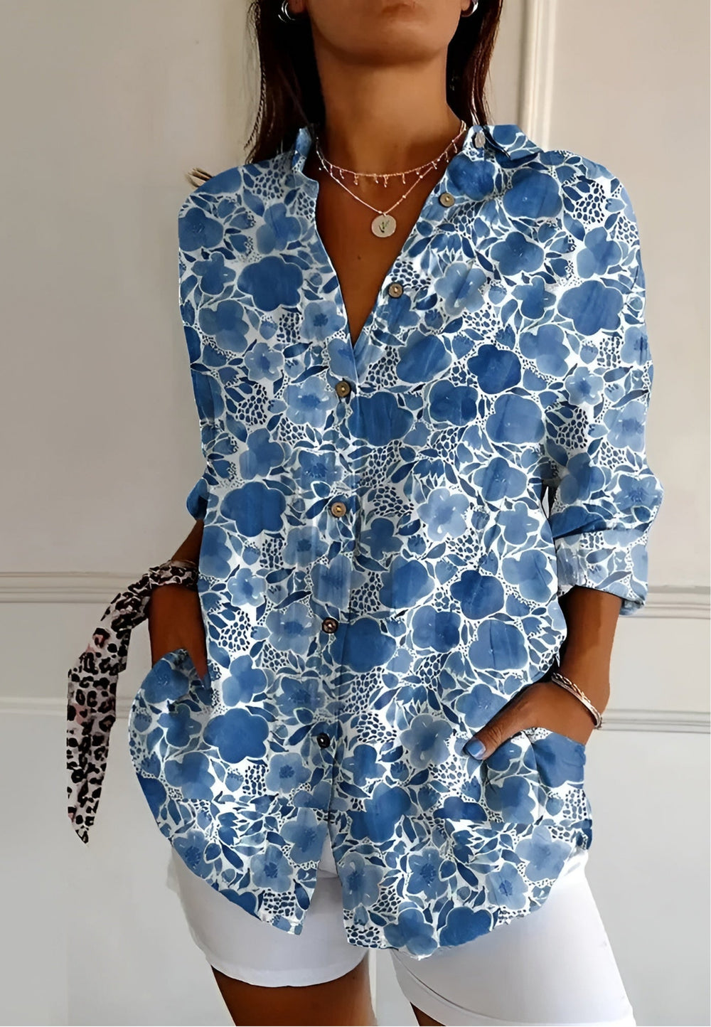 Maia | Floral Summer Blouse