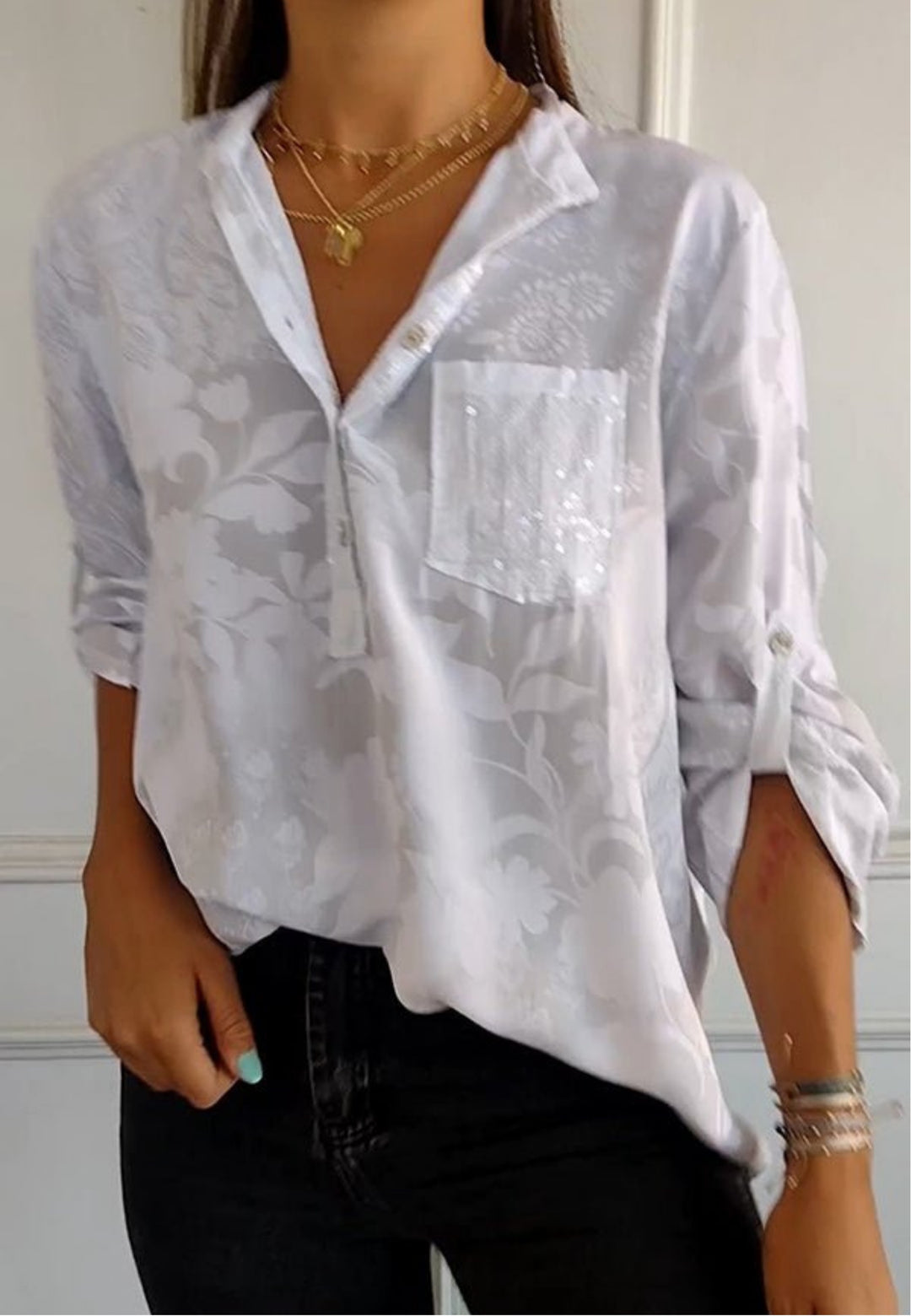 Pauline | Elegant Sequin Top