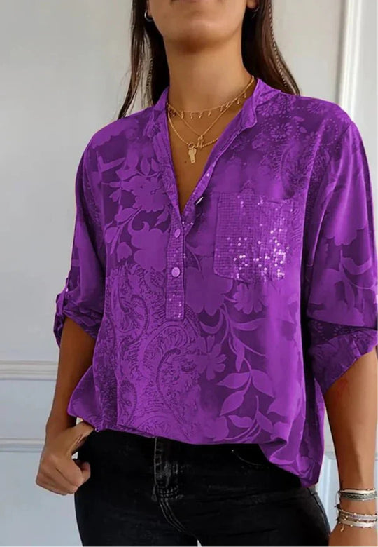 Pauline | Elegant Sequin Top