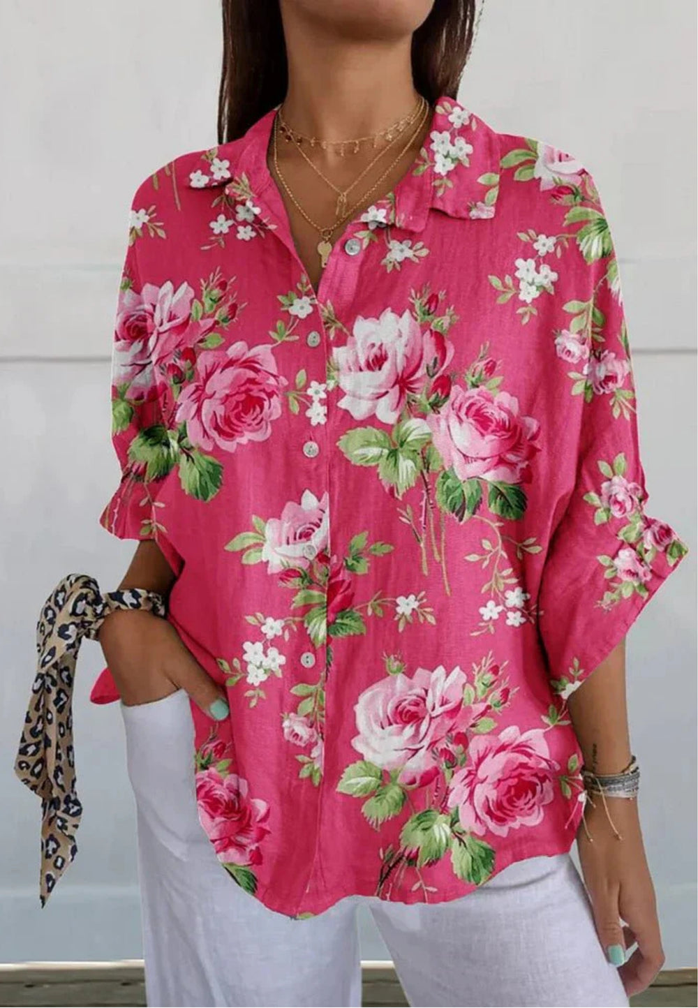 Sofie | Rose Floral Blouse