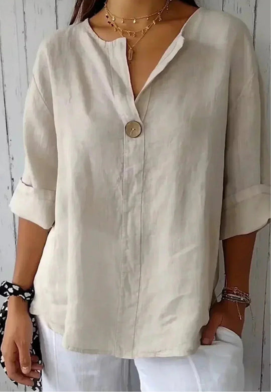 Zamma | Relaxed Linen Top