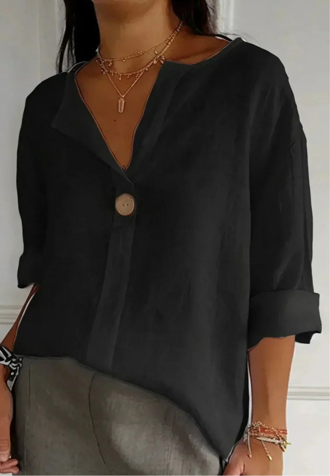 Zamma | Relaxed Linen Top