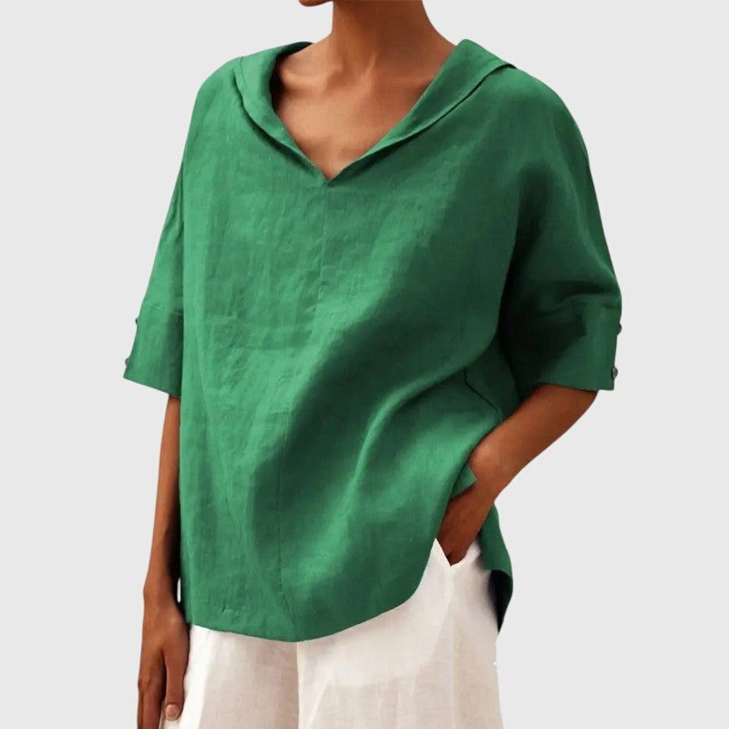 Ayla | Blouse - Blue