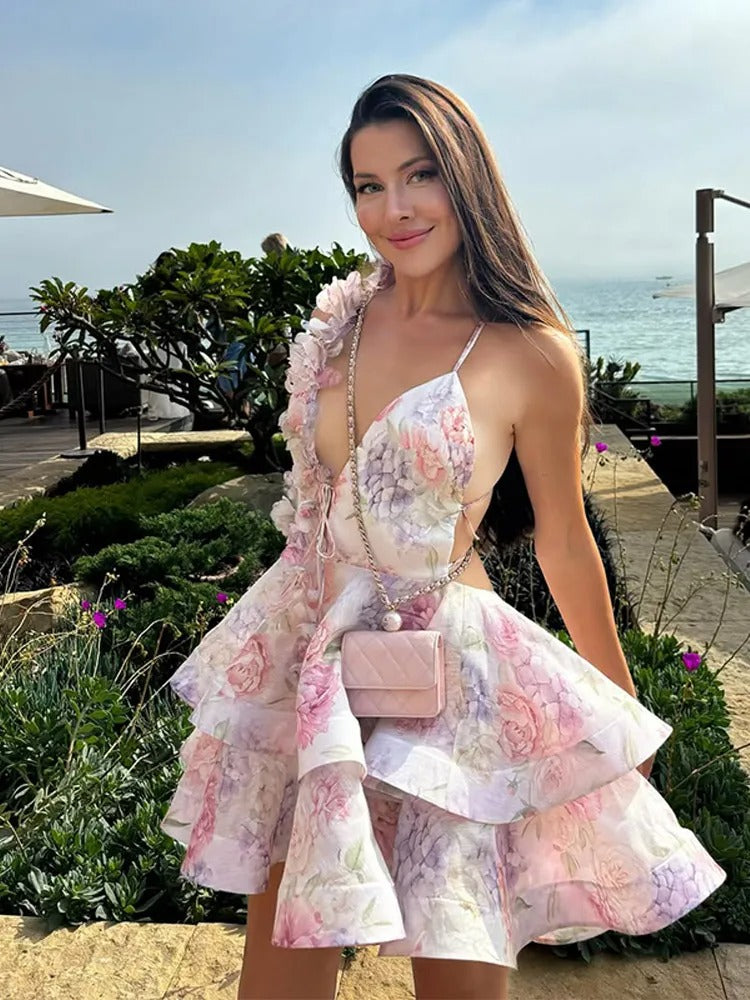 Blossom Riviera Ruffle Dress