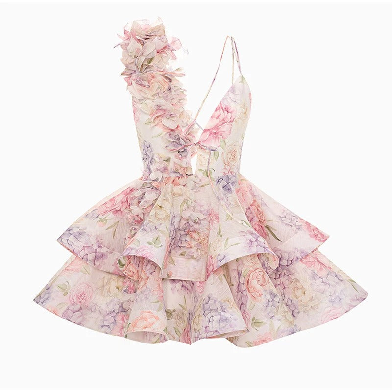 Blossom Riviera Ruffle Dress