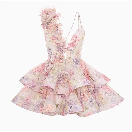 Blossom Riviera Ruffle Dress